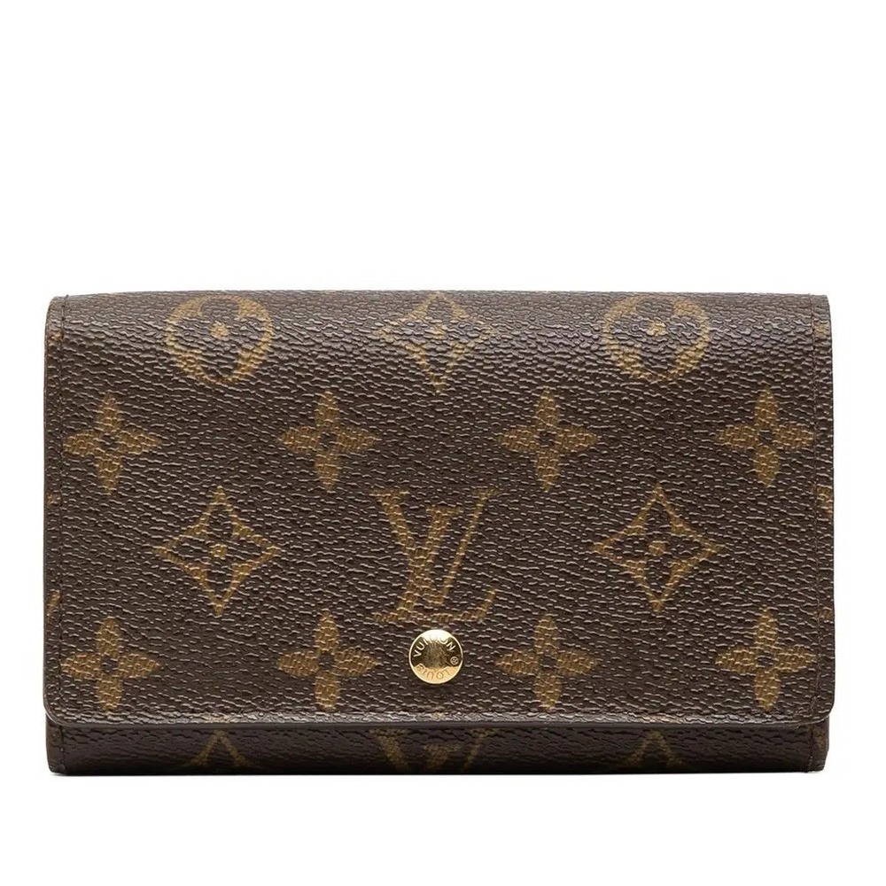 Louis Vuitton Monogram Etui Tresor International Wallet Brown Canvas CA1110 - Picture 1 of 8